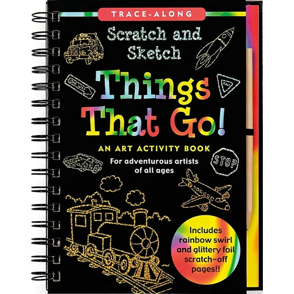 Scratch & Sketch Things That Go (Trace-Along) (Hardcover)