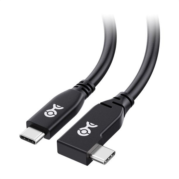 Cable USB4 Matters, 40 Gbps, ángulo recto, 1 m, Thunderbolt 4