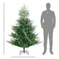thumbnail image 5 of Christmas Trees HOMCOM 6ft Artificial Christmas Tree Holiday Décor with 795 Branches, Auto Open, Steel Base, Wide Shape, Easy-to-Shape Branches,Artificial Christmas Trees, 5 of 8