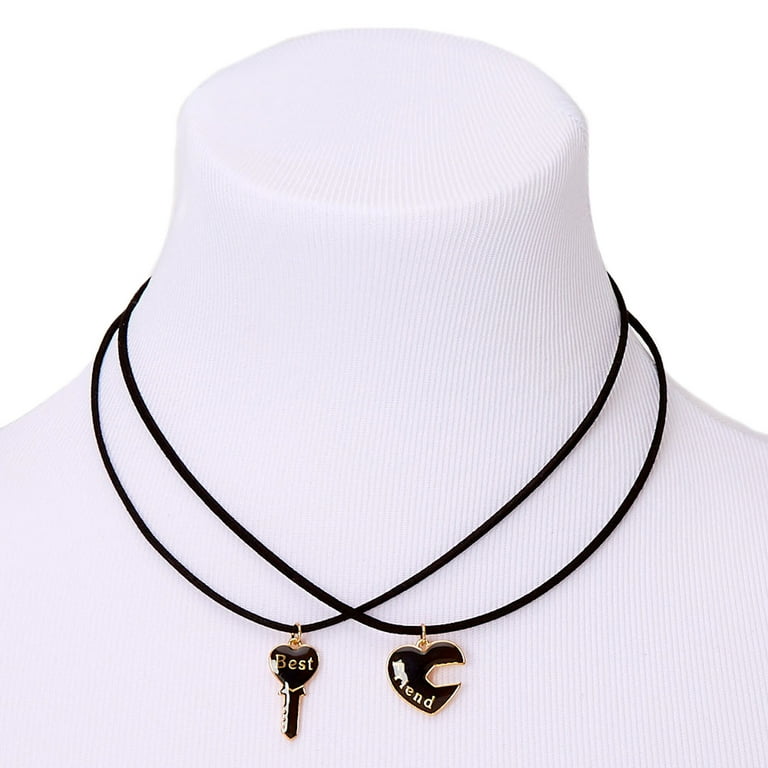 Best friend necklaces lock and key online