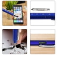 thumbnail image 3 of Multi-Function Tool Pen Level Scale Touch Screen 6In1 Metal Ballpoint Pen Versatile Carpenters Engineers Pen, 3 of 8