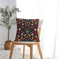 thumbnail image 5 of Pofeuu Colorful Mexican2 Print Double-sided plush pillowcase Square Throw Pillow Covers Pillows Cover for Living Room Bedroom Sofa Couch Cushion Cover（No pillow core）-22"x22", 5 of 7