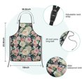 thumbnail image 7 of Pioneer Flower Floral Print Pattern Kids Aprons for Girls and Boys,Adjustable Neck Strap Toddler Aprons for Kids Cooking Baking, 7 of 7