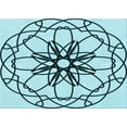 thumbnail image 1 of Ahgly Company Tapis d'Intérieur Lavables en Machine Rectangle Transitionnel Vert Profond, 8' x 10', 1 of 7