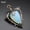 Opal (Bronze), variant on Waterdrop Chakra Pendulum Crystal for Dowsing Spiritual Divination Stone Pendant-Opal (Silver)-1PC (Random Pick)