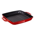 thumbnail image 1 of STAUB Poêles-Grils 28 cm / 11 Pouces Poêle Carrée en Fonte, Cerise, 1 of 2