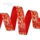 thumbnail image 1 of (10 yardas/lote) cintas de estampado en caliente doradas de 25mm, transferencia térmica, embalaje de regalo de grosgrain impreso, accesorios de boda, materiales DIY, 1 of 5