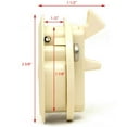 thumbnail image 3 of Southco Boat Locking Hatch Latch M1-43-7 | 2 Inch Flush Beige, 3 of 4
