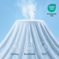 thumbnail image 3 of SORMAG Cooling Comforter King Size Cooling Blankets for Hot Sleepers Summer Bed Comforter Quilt Double-Sided Cool Design,Soft Lightweight Silk Smooth (Blue & Grey, King (104"x90")), 3 of 9
