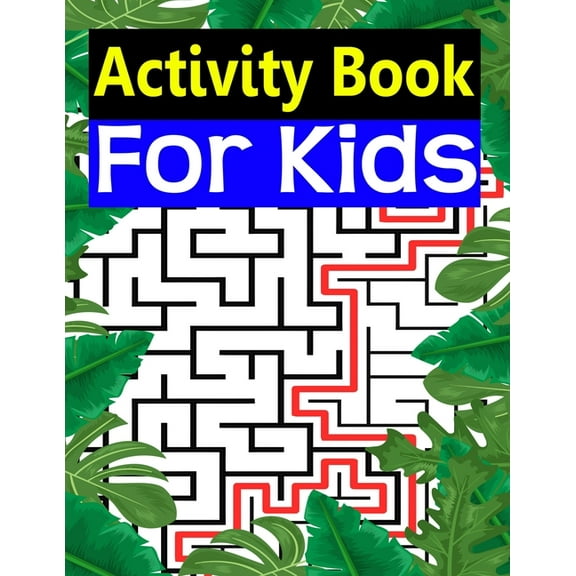 Activity book for kids: Coloring, Maze, Word Search book for kids (Paperback)