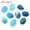 Blue Agate, variant on 13*18mm Beads Oval Flatback Cab Cabochon Gemstone Polished Jewelry Making DIY