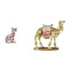 thumbnail image 1 of Estatua decorativa de gato y camello, figura de animal, escultura artística, adorno para chimenea, entrada, estante, sala de estar, decoración del, 1 of 8