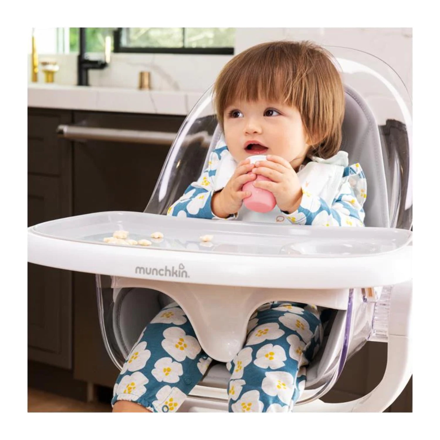 Munchkin® C’est Silicone!™ Open Toddler Training Cup, 2 Ooz, Coral, Unisex