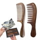 thumbnail image 1 of Walnut Wood Hair Comb, Walnut Wood Comb, Two-Pack Wood Hair Comb, 1 of 5