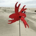 thumbnail image 3 of In the Breeze 2553 — Baby Crab Whirligig Wind Spinner, Outdoor Sea Life Novelty Garden Decor, 3 of 4
