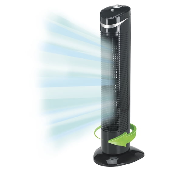 PureGuardian 29" Oscillating 3-Speed Space-Saving Tower Fan, TF2113B, New