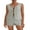 Gray, variant on Michellecmm Women Plaid Set, Sleeveless Tie-up Tank Top with Elastic Waist Shorts