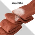 thumbnail image 5 of Elegant Choise Women's over Knee High Socks Thigh High Warm Winter Socks for women, Orange, 5 of 11