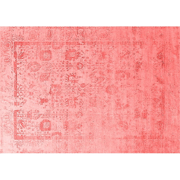 Ahgly Company Indoor Rectangle Oriental Red Industrial Area Rugs, 4' x 6'