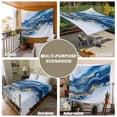 thumbnail image 6 of Blue Marble Tapestry for Bedroom Wall Hanging Tapestry, Modern Abstract Art Ceiling Backdrop Tapestries Poster Blanket Wall Decor for Teens Room Living Room Dorm 55" x 73", 6 of 8