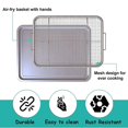 thumbnail image 2 of Basket For Oven,stainless Steel Crisper Tray And Pan, Deluxe Fry In Your Oven, 2-piece Set, For Th-SinKeeU, 2 of 4
