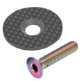 thumbnail image 3 of Tapa Superior Para Auriculares, Tapa Impermeable Para Auriculares De Bicicleta De Fibra De Carbono Con Tornillos De Aleación De Titanio Para El Extremo Superior De La Horquilla ANGGREK Bike Headset Cap Cover, 3 of 8
