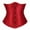 Wine, variant on Fesfesfes Women's Plus Size Boned Corsets Shapewear Outfit Solid Color Straped Underwear Shapewear Under $10