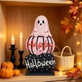 thumbnail image 4 of Mini Pumpkin Ghost Halloween DIY Decoration, Cute Ghost Ornaments for Halloween Party, Small Halloween Decor for Table, Window, and Mantel, 4 of 6