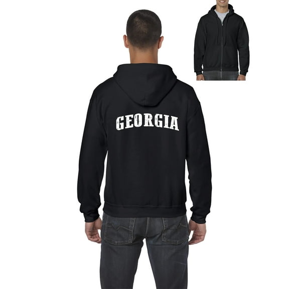 IWPF - Men's Sweatshirt Full-Zip Pullover - Georgia