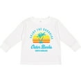 thumbnail image 3 of Inktastic Summer Enjoy the Sunshine Outer Banks North Carolina in Blue Boys or Girls Long Sleeve Toddler T-Shirt, 3 of 5