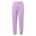 thumbnail image 5 of Letdown 2 Pieces Tracksuits Pant Suits Long Sleeve Zipper Up Jackets Wide Leg Pants Loungewear Matching Sweatsuits Sets (Light Purple, L), 5 of 5