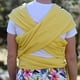 thumbnail image 5 of Portabebés Suave, elástico, de algodón, portabebés, funda de lactancia para uso con recién nacidos y niños pequeños: distribuye uniformemente el peso para un transporte más cómodo (amarillo), 5 of 5
