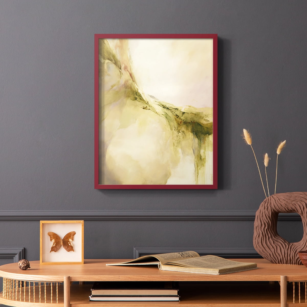 Terra Viridi in Paper Solid Wood 11 x 14 Framed Print