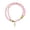 Cross Beaded Pink, variant on Grace Faith Rosary Cross Bracelets For Women, Double Layer Irregular Crystal Beaded Religious Charm Prayer Baptism First Holy Communion Inspirational Vintage Minimalism Gifts Jewelry