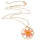 thumbnail image 1 of Collar con colgante de flores secas, collar de girasol de resina para mujeres y niñas, 1 of 6