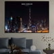 thumbnail image 4 of Paisaje urbano de Dubái, edificio, torre Burj Khalifa, vistas nocturnas de la ciudad, carteles artísticos, pintura en lienzo, impresiones de pared, imágenes para la decoración del hogar de la habitaci, 4 of 5