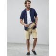 thumbnail image 2 of Ma Croix Mens Chino Stretch Summer Dress Shorts, 2 of 6
