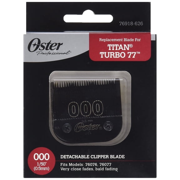 Oster Det. Blade for Titan & Turbo77, Size 000