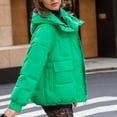 thumbnail image 2 of Women's Warm Winter Jacket with Hood Stylish Quilted Coat for Cold, 2 of 5