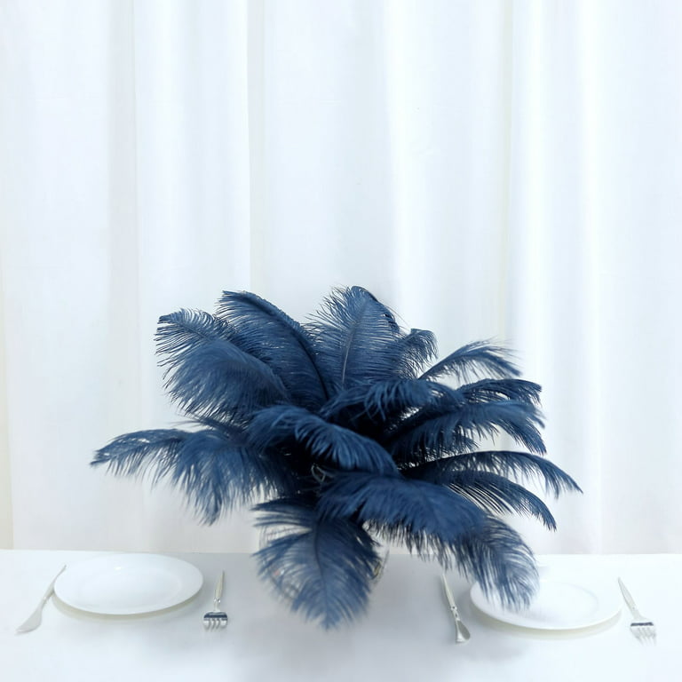 Navy Blue Feather Tree