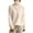 Beige, variant on Women's Oversized Turtleneck Sweater Pullover Tops Loose Casual Solid Color Long Sleeve Chunky Knit Warm Sweaters Beige S