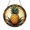 Acrylic 3.5 Inch, variant on Tropical Pineapple Design Stained Glass Window Hanging, Summer Fruit Decorative Suncatcher Art Panel for Beach Inspired Kitchen Decor