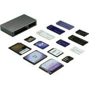 Angle View: 17-in-1 External USB Memory Card Reader And Writer