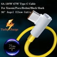 thumbnail image 6 of 67w Charger Plug Set, 90 Degree Elbow Design Super Fast Wall Charger with Smart Chip and Type C Cable, Power Adapter with Folding Plug for Charging USB Type C Devices, 6 of 8