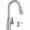 Spot Resist Stainless, variant on Moen Inc Moen Edwyn Single Handle Pull-Down Kitchen Faucet with Soap Dispenser