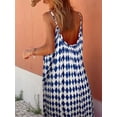 thumbnail image 4 of POINTERTECK Robe Maxi à Étages Sans Manches Boho à Fleurs pour Femmes, Décontractée, Superposée, Ample, Vacances, Plage, Bohème, Longues Robes, 4 of 7