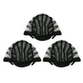 thumbnail image 1 of 3 piezas de gorra de malla elástica para peluca, de nailon negro, transpirable, elástica, para maquillaje de cosplay., 1 of 14