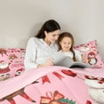 thumbnail image 5 of Castle Fairy 2-Piece Twin Size Comforter Set, Santa Snowman and Bear Christmas Print, 5 of 8