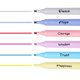 thumbnail image 2 of Iluminadores IOMDRWU, estilo tanque, paquete de 6 colores surtidos, 2 of 9