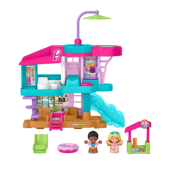 Set de juego Fisher Price Little People Casa de Playa Barbie